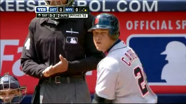 Yankees Clubbed by Cabrera.