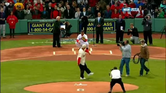 Yankees Red Sox Clash - Sox Get First Win.