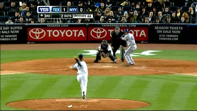 Yankees Lose to Rangers.