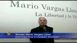 Nobel Prize Winner in Literature Mario Vargas Llosa.