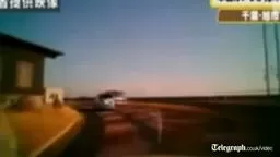 Driver Films Moment His Car is Engulfed By Tsunami.
