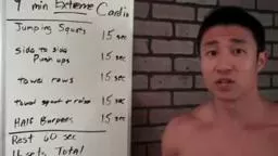 9 Minutes Workout for Ripped Beach Body.