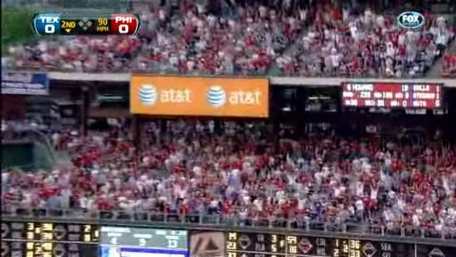 Phils Lee Blanks Rangers