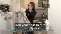How to Iron a Shirt.