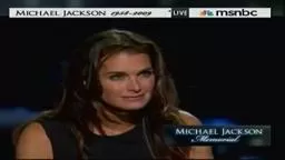 Brooke Shields Speaks at Michael Jackson Memorial Service ‬