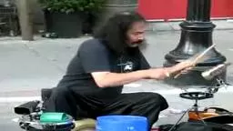 Amazing Ottawa Street Drummer.