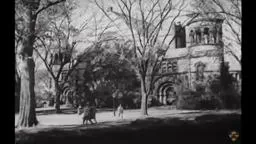 1st Football Game 1946 newsreel with 1st Game reenact(5:51)