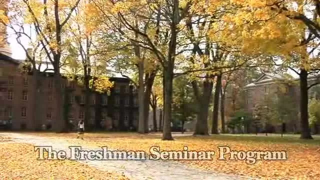PrincetonFreshman Seminar Program