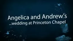 Angelica & Andrew's Wedding