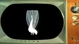 1957 NBC Peacock Color TV Invented by Princeton's RCA (now S