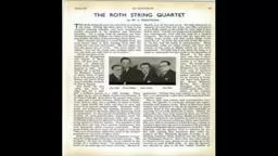 1937 Roth String Quartet Westminster Choir College