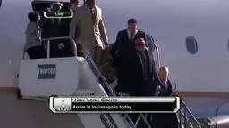 Giants Arrive in Indy