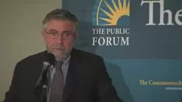 EconomyRecovery Krugman:Catastrophe Could Be Solved Easily (Princeton
