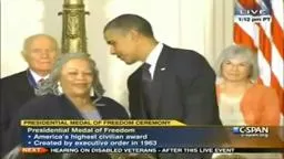 Toni Morrison Receives The Presidential Medal Of Freedom