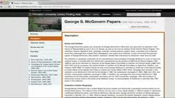 UsingPrincetonLibrary Finding Aids Princeton University