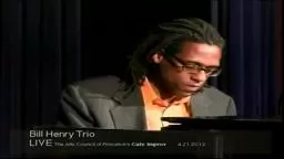 Bill Henry Trio 'America' Cafe Improv Princeton