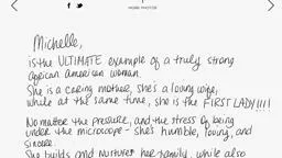 MichelleObamaBeyonce letter to Michelle Obama Princeton grad