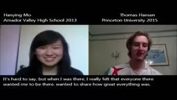 Life at Princeton Interview With Thomas Hanson