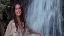Brooke Waterfall 1983 (Brooke Shields Princeton '87) Waterfall Scene 1983