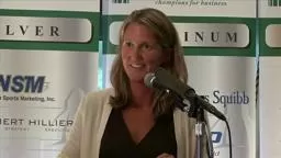 SeptemberLuncheon 3 Courtney Banghart Princeton B-Ball Coach
