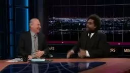 Dr. Cornel West Princeton in a Real Time moment