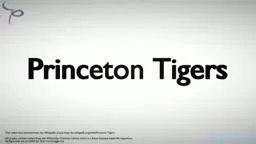 PrincetonTigersWiki Princeton University