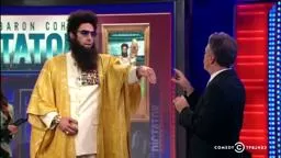 'The Dictator' Lawrenceville, General Aladeen on Jon Daily Show (LawrenceGrad)