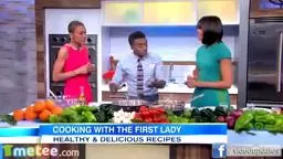 MichelleObamaPrinceton Grad Prepares Healthy Snacks