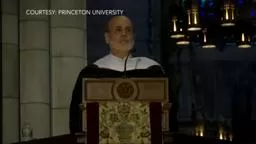 Ben Bernanke Princeton graduation