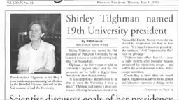 19th President Shirley M. Tilghman and members of the Univer