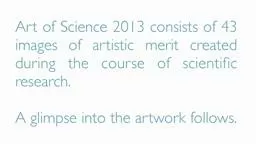 The Art Of Science