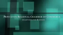 AwardHonorees'13 Princeton Regional Chamber of Commerce 2013