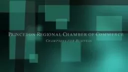ChampionForBusiness Sept. 2013 Princeton Regional Chamber