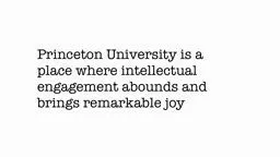 PleasureOfLearning Princeton University