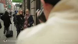 FashionWeekMercedes Mercedes-Benz Fashion Week Street Style'