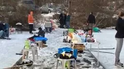 IceLakeCarnegie Ice Skating Lake Carnegie Princeton Jan 31